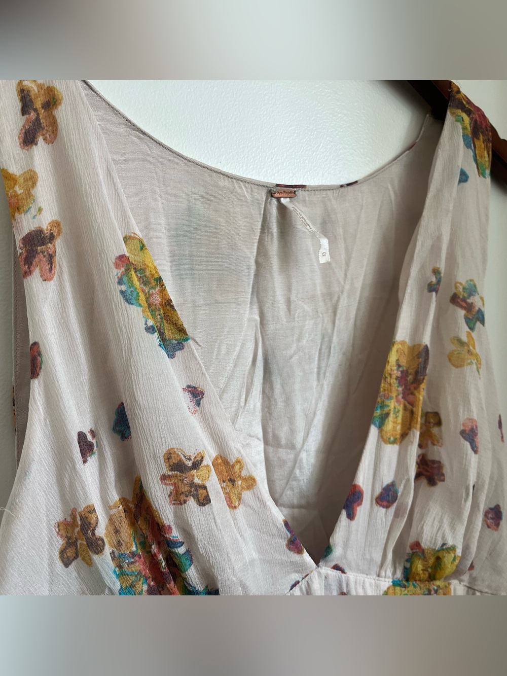 Free People Vintage Catching Glances Midi Dress - Picture 4 of 11